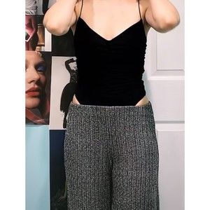 multicolor women's wide leg pants size M